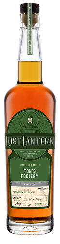 Lost Lantern Seelbach's Private Cask: Tom's Foolery 9-Year Old Ohio Straight Rye Whiskey