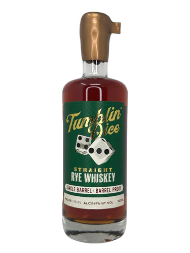 Tumblin Dice Single Barrel 7-Years Barrel Proof Rye Whiskey #79 117.36 Proof - Selected by Seelbach's