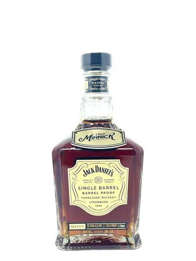 Jack Daniel's Single Barrel Proof Tennessee Whiskey 126.9 proof -  Selected by Fred Minnick (No Neck Tag)