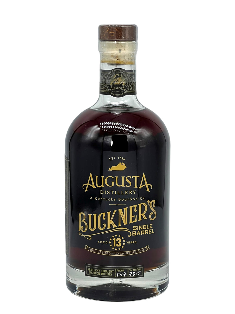 Augusta KY Distillery Buckner's Single Barrel Bourbon #B100 147 proof