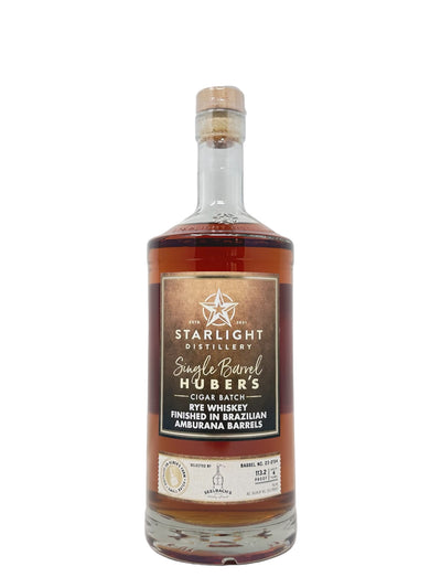 Starlight Distillery Amburana Barrel Finished Rye Whiskey #23-2154 113.2 proof - Selected by Seelbach's