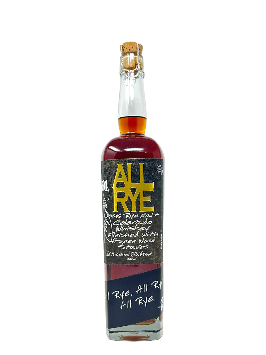All Rye Beer 291 All Rye Colorado Whiskey Batch 002 All Rye, All Rye, All Rye ...