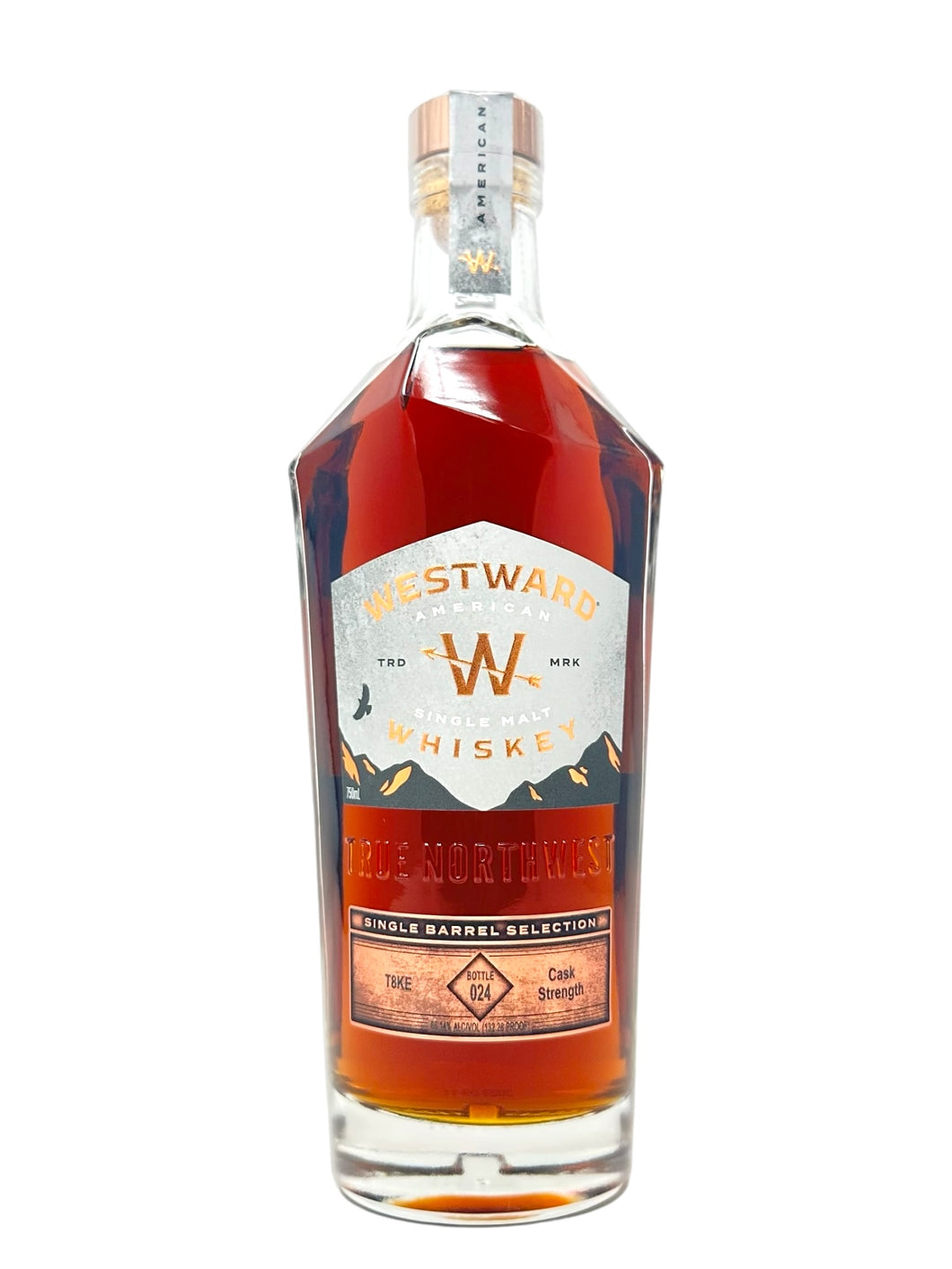 Westward Whiskey Single Barrel 132.28 proof #486 - selected by T8ke