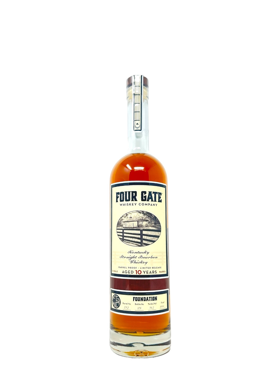 Four Gate Whiskey Co. 10-Year "Foundation" Kentucky Straight Bourbon