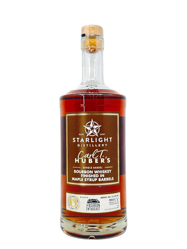 Starlight Distillery Maple Finished Bourbon Barrel#23-2038-1 108.5 proof - Selected by Bourbon Enthusiast