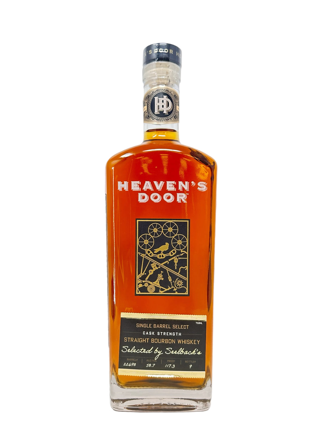 Heaven's Door Single Barrel Bourbon 117.3 Proof #22698 - Selected by Seelbach's