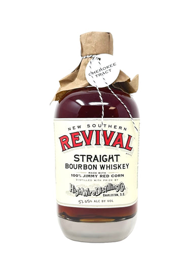 High Wire Distilling Revival Jimmy Red Cherokee Tract Straight Bourbon Whiskey