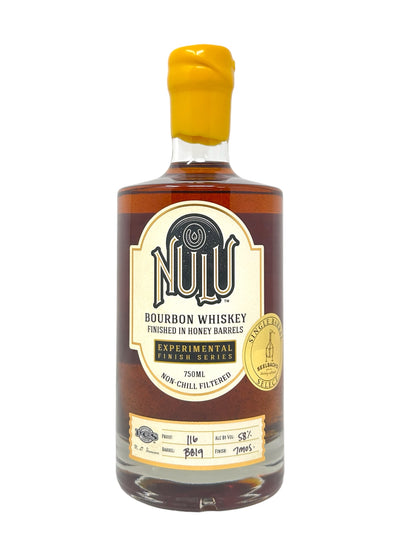 Nulu Honey Finished Bourbon Whiskey "Honeycomb" #B819 116 Proof - Selected by Seelbach's