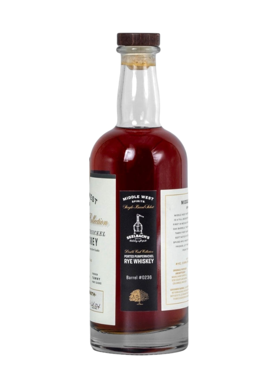 Middle West Spirits Ported Pumpernickel Single Barrel Rye Double Cask 128.47 Proof - Selected by Seelbach's