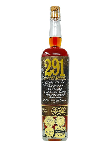 291 Colorado Bourbon Whiskey Barrel Proof Single Barrel - Selected by Albuquerque Whiskey Society & Whiskey One