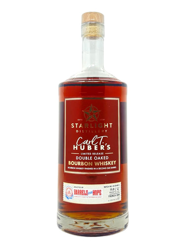 Starlight Distillery Double Oaked Bourbon #24-8148-2 111.8 proof - Selected by Barrels for Hope