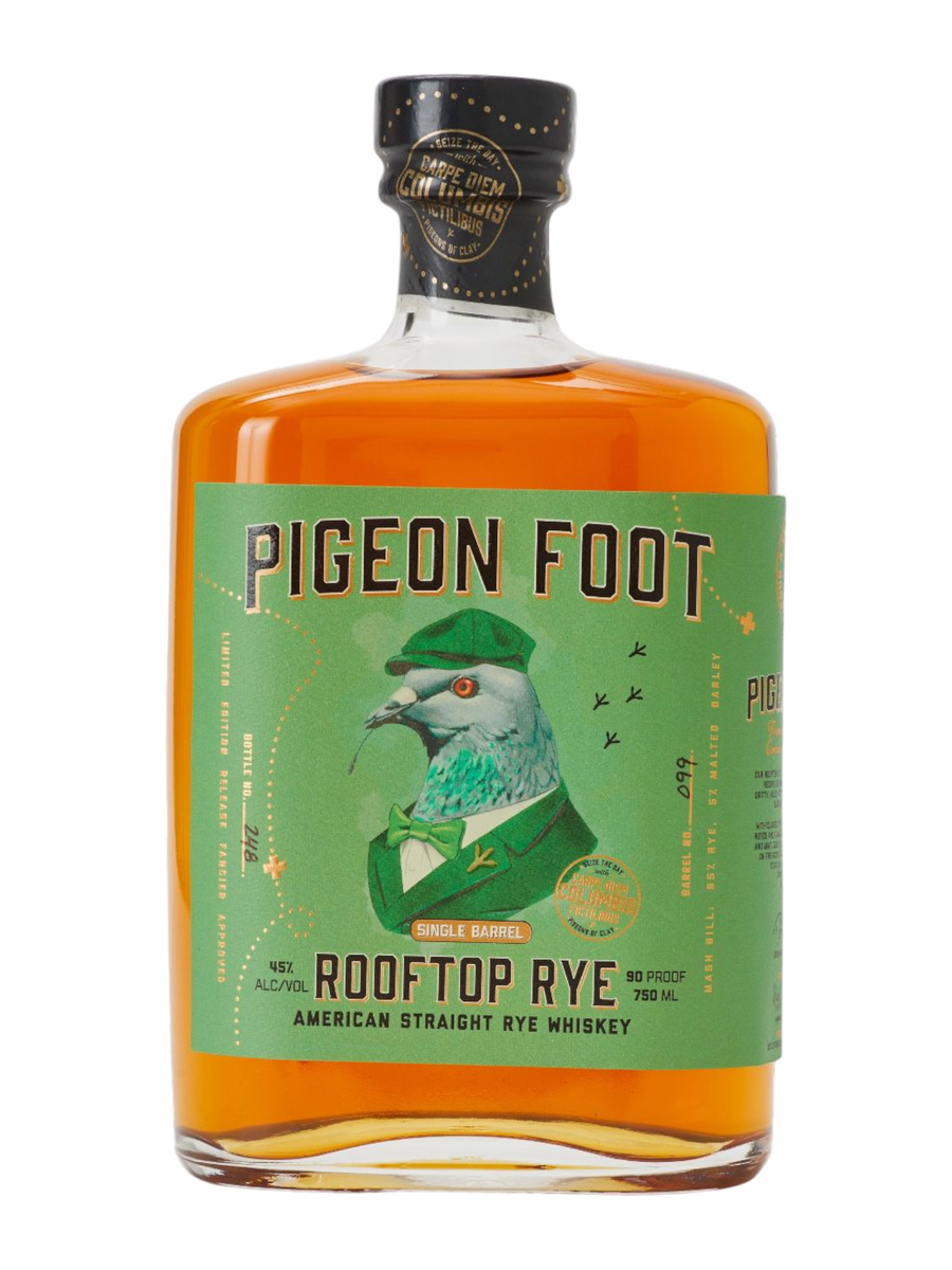 Pigeon Foot Rooftop Single Barrel Rye Whiskey