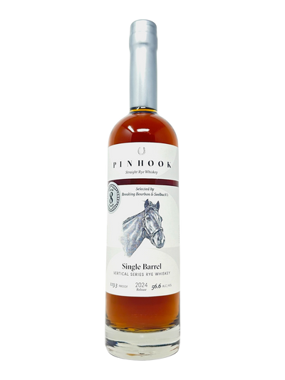 Pinhook Rye Vertical Single Barrel 8-Year 113.3 Proof - Selected by Breaking Bourbon & Seelbach's