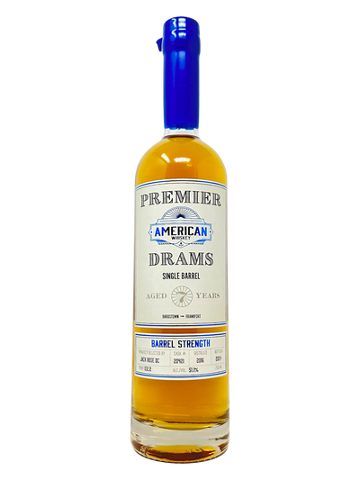 Premier Drams Single Barrel American Whiskey #20421 102.2 proof - Selected by Jack Rose