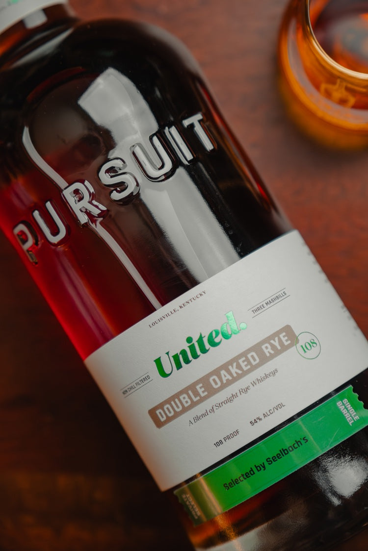 Pursuit United Double Oaked Rye 2-Barrel Blend - Selected by Seelbach's