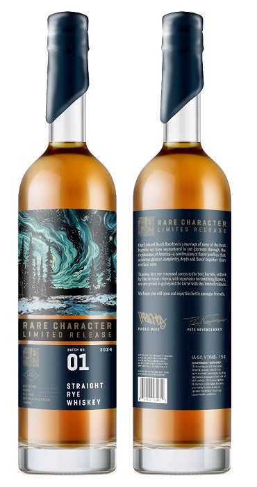 Rare Character 2024 Limited Release Straight Rye Whiskey