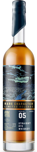 Rare Character Limited Release Straight Rye Whiskey Batch #5 121.32 proof