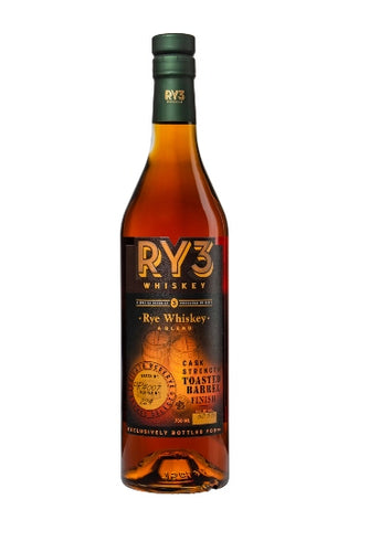 Ry3 Whiskey Toasted Barrel Finish Cask Strength