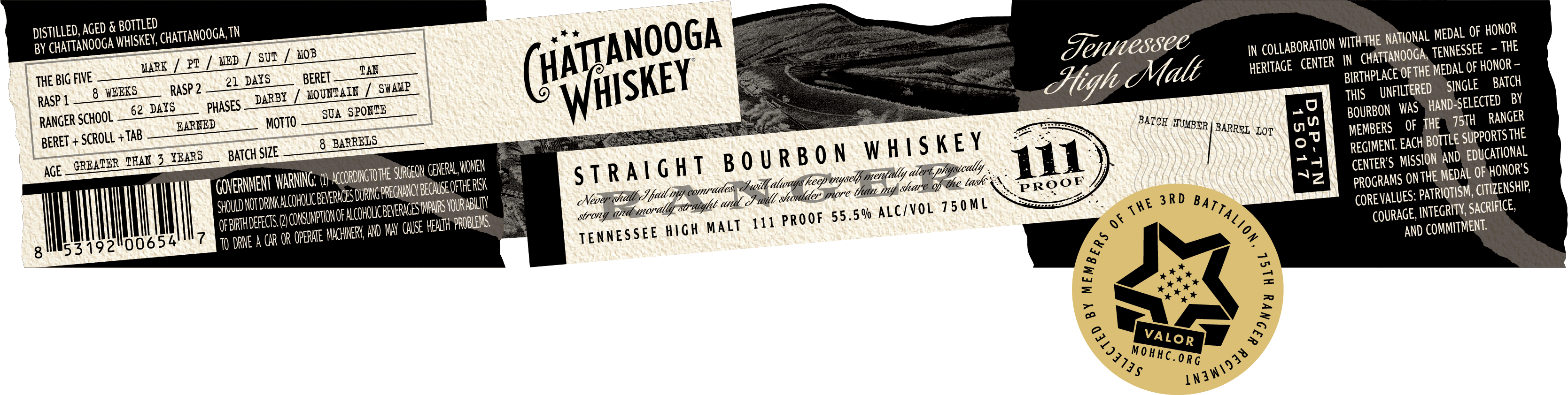 Chattanooga Whiskey - Ranger 111