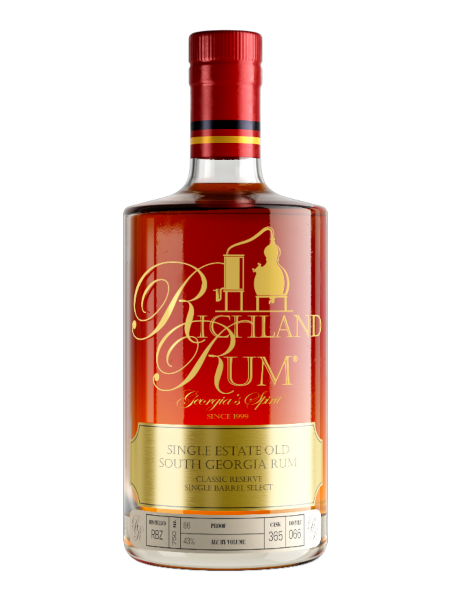 Richland Estates Rum Single Estate Old South Georgia Rum Classic Reserve 86 Proof