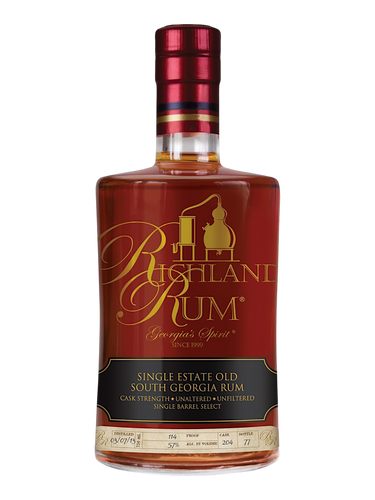 Richland Single Estate Old South Georgia Rum Classic Reserve - Cask Strength