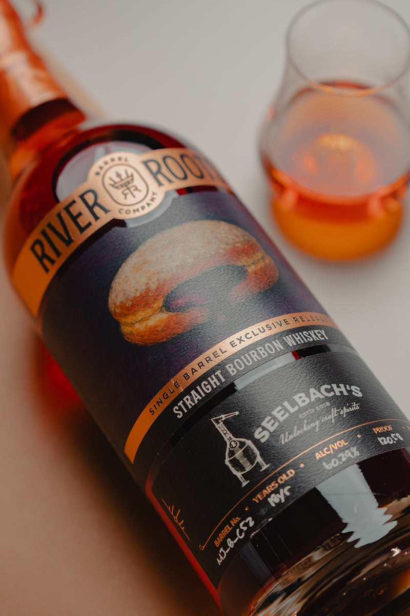River Roots Barrel Co. 18-Year Kentucky Bourbon "Jelly Donut" #MJ-B-C52 - Selected by Seelbach's