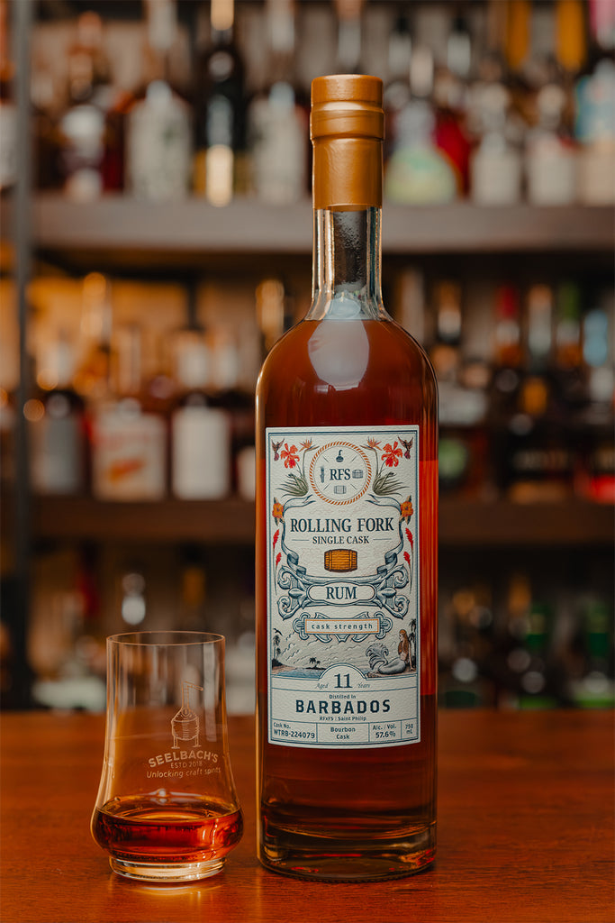Rolling Fork Spirits 11-Year Barbados Rum #WTRB-224079 - Selected by Seelbach's