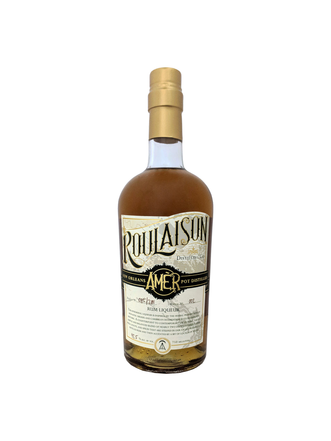 Roulaison Distilling Amer Herbal Rum Liqueur