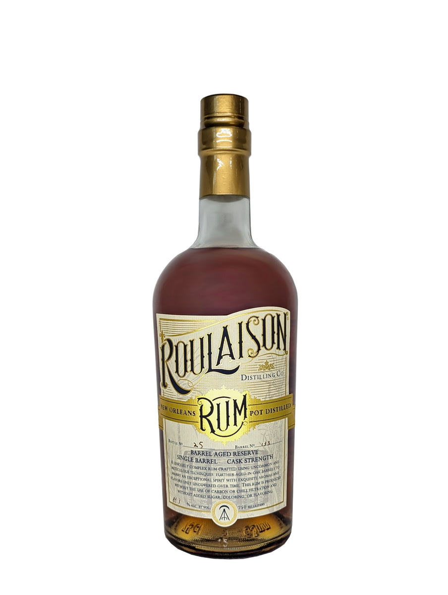 Roulaison Distilling Barrel Aged Reserve Single Barrel Cask Strength Rum #BBL203