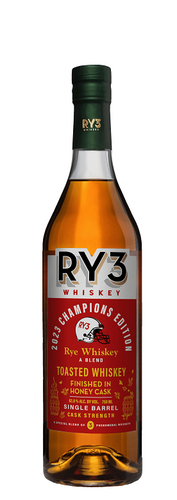 Ry3 Whiskey 2023 Champions Edition Toasted Rye Whiskey Finished in Honey Cask