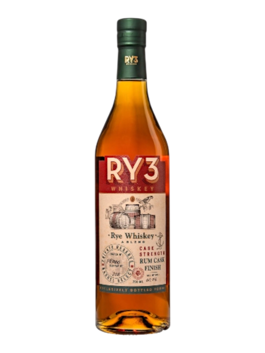 Ry3 Whiskey Rum Cask Finish Cask Strength