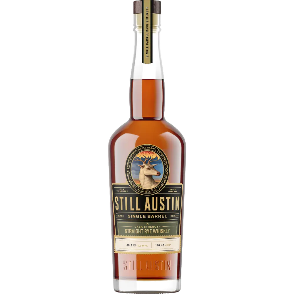 Still Austin Single Barrel Rye 116.43 proof - Selected by Seelbach's