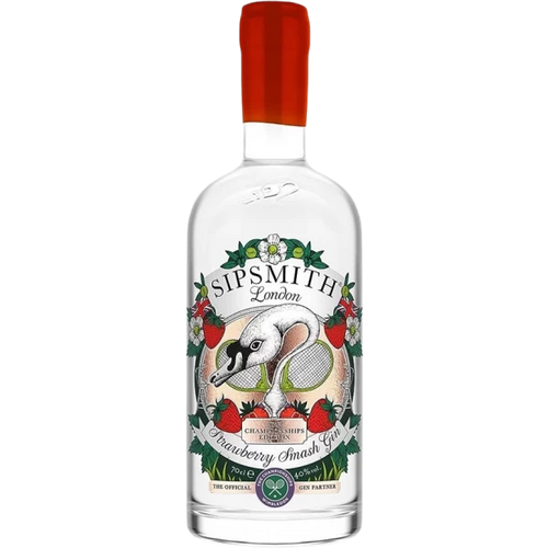 Sipsmith Strawberry Smash Flavored Gin Wimbledon 80