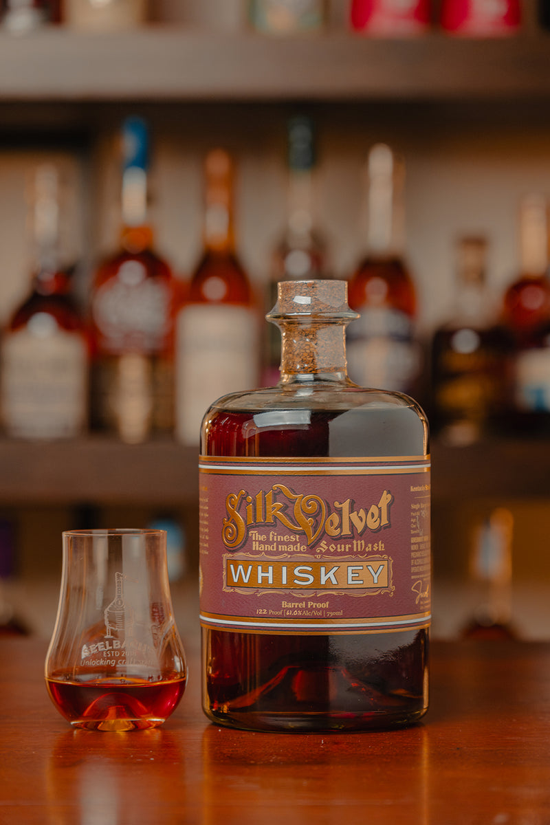 Silk Velvet Single Barrel Bourbon 122 proof "Infinity Stone Fruit" - Selected by Seelbach's