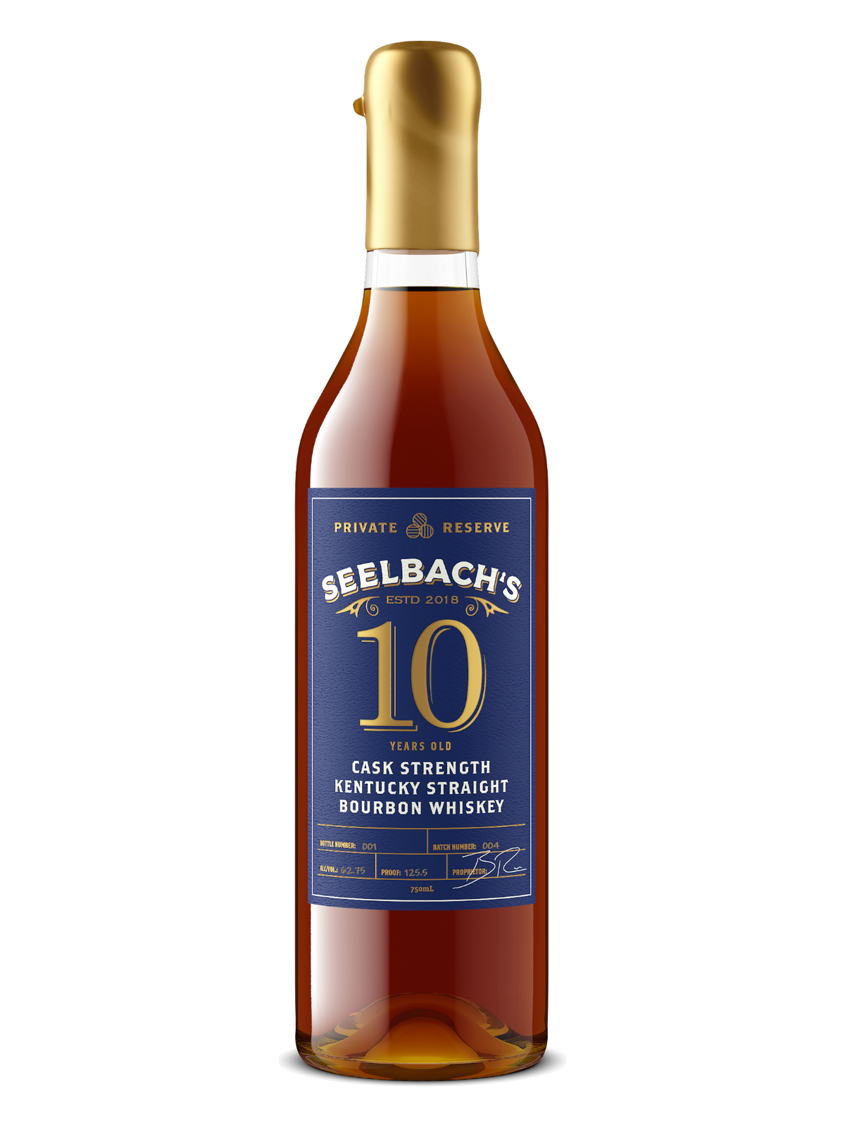 Seelbach's Private Reserve 10-Year Batch 004 125.5 Proof Kentucky