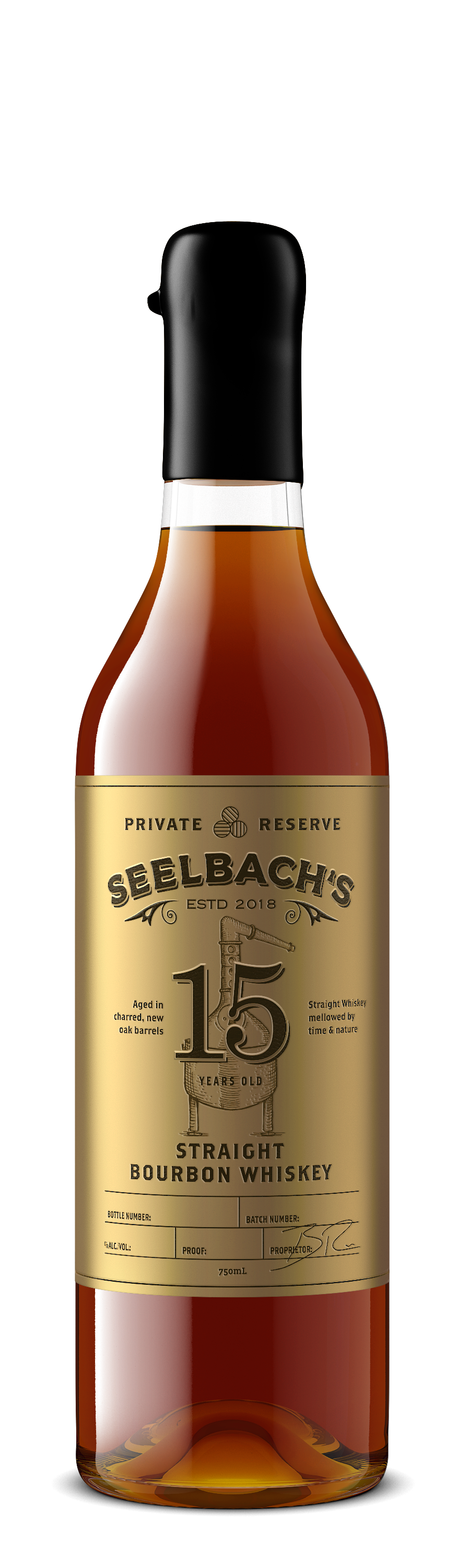 Seelbach’s Private Reserve Kentucky Straight Bourbon 15-Year Batch 001 122 proof