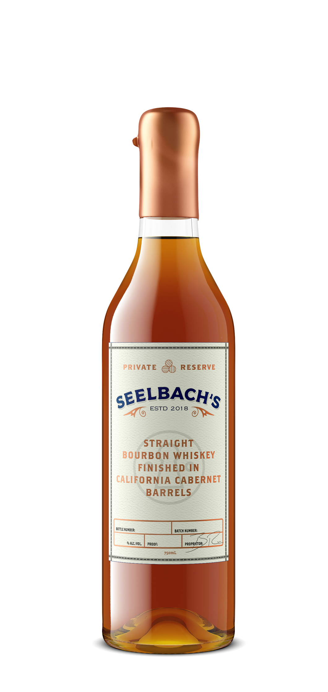 Seelbach's Private Reserve California Cab Finished Bourbon 130.1 Proof