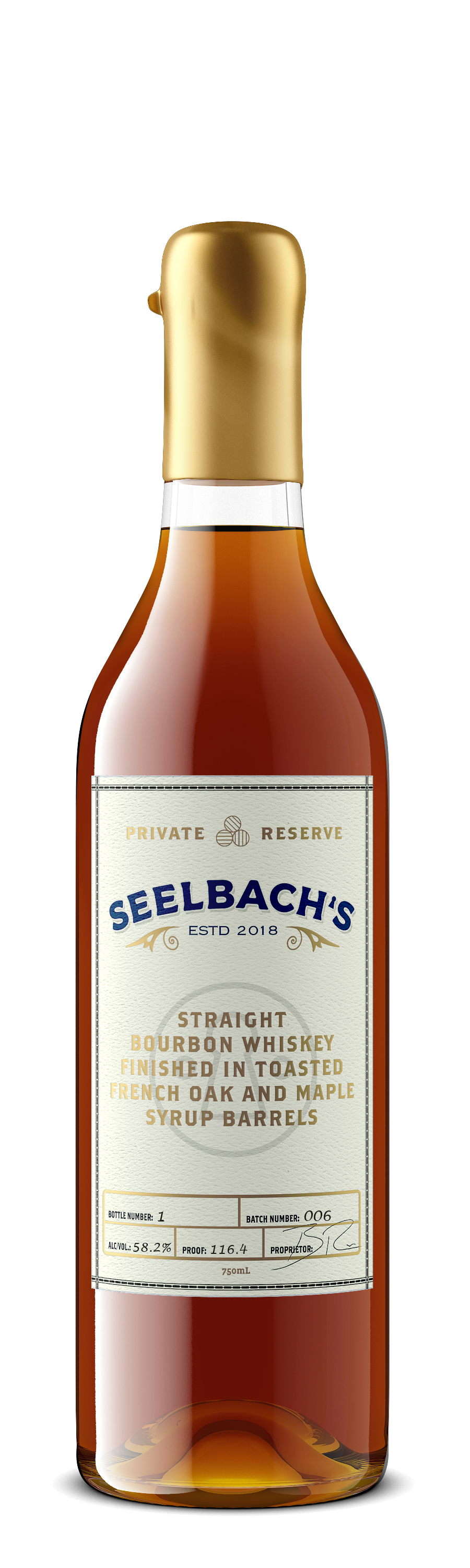 Seelbach's Private Reserve Batch 006 - Toasted French Oak & Maple Finished Bourbon