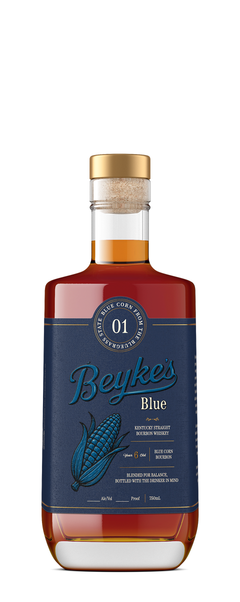 Beyke's Blue Kentucky Straight Blue Corn Bourbon Whiskey 001