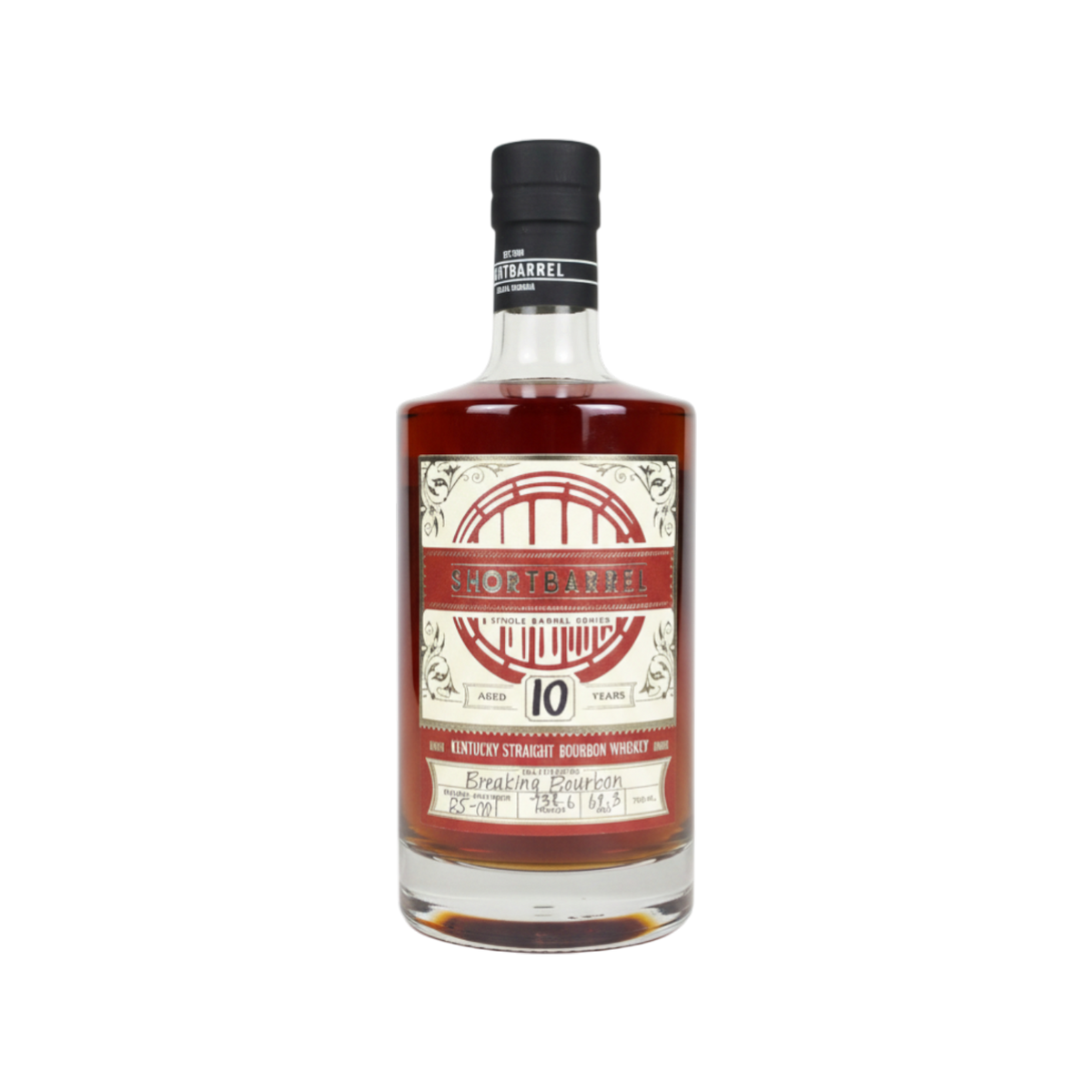 Shortbarrel 10-Year Single Barrel Bourbon #R5-001 138.6 proof - Selected by Breaking Bourbon