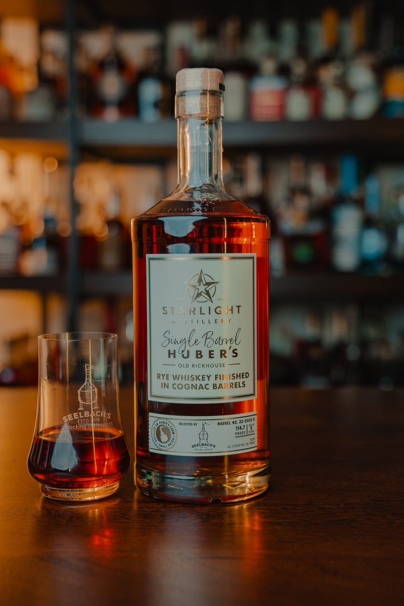 Starlight Distillery Cognac Finished Rye Whiskey Barrel# 22-2502-2 114.7 proof - Selected by Seelbach's