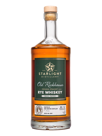 Starlight Distillery Old Rickhouse Indiana Straight Rye Whiskey
