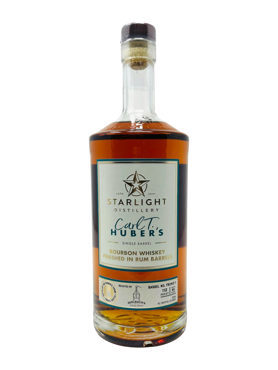 Starlight Distillery Single Barrel Rum Finished Bourbon 112 Proof - #FB240-1 - Selected by Seelbach's