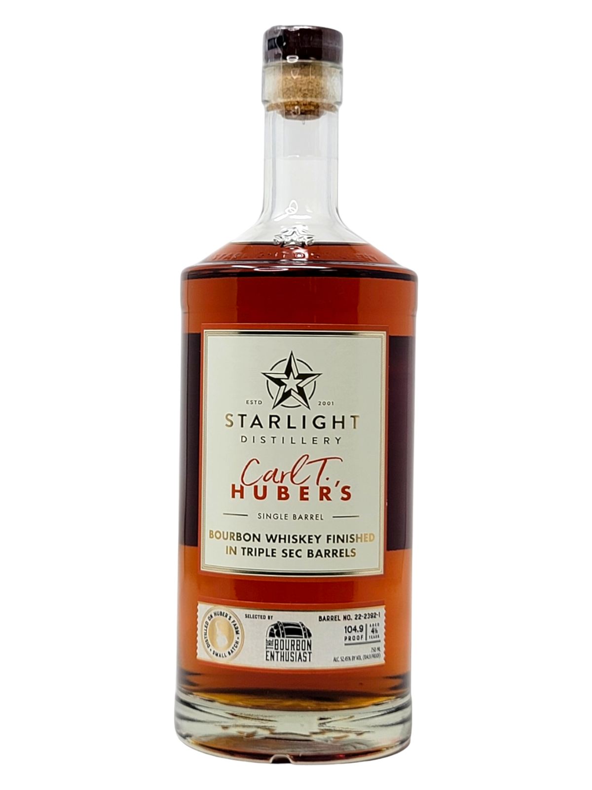 Starlight Distillery Triple Sec Finished Bourbon #22-2392-1 104.9