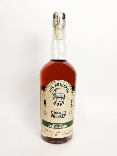 The Prideful Goat 6-Year BRTP Single Barrel Rye Whiskey