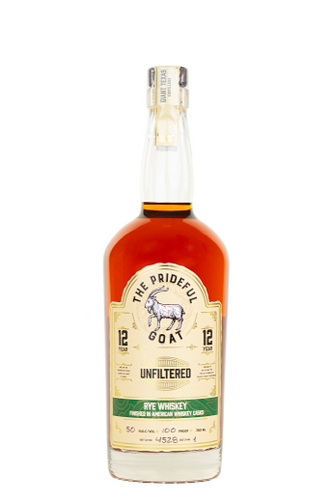 The Prideful Goat 12-year Rye Whiskey Finished in American Whiskey Casks