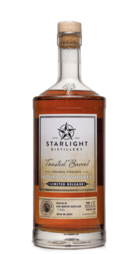 Starlight Distillery Toasted Barrel Indiana Straight Bourbon Whiskey