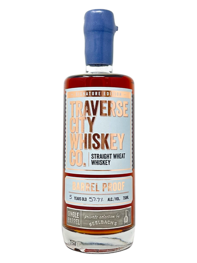 Traverse City Whiskey Co Single Barrel Wheat Whiskey W17-064 115.36 proof - Selected by Seelbach's