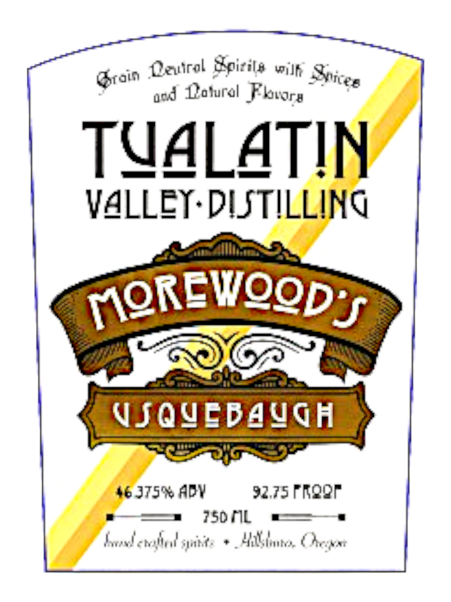 Tualatin Valley Distilling Morewood's Usquebaugh