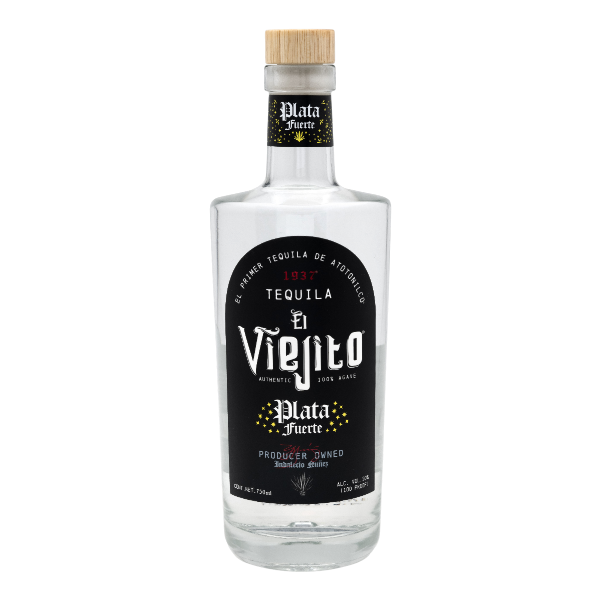 Tequila El Viejito Plata Fuerte